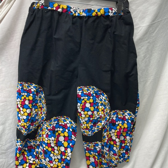 African inspired kente cloth dashiki 2 piece short set men sz L-xl - Picture 6 of 7